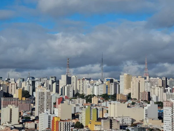 Weather Situation Sao Paulo July 2022 Sao Paulo Brazil Cloudy — 图库照片