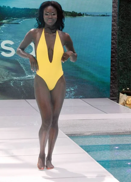 New York Swim Week Sah Collection Nysw22 July 2022 New — Stock Photo, Image