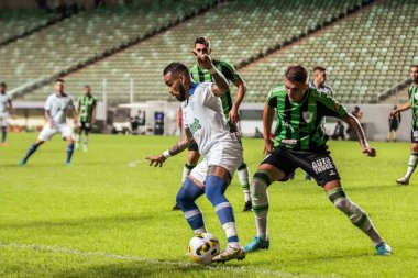 Brezilya Futbol Şampiyonası: Amerika-MG Avai 'ye karşı. 31 Temmuz 2022, Belo Horizonte, Minas Gerais, Brezilya: Independencia Stadyumu 'nda düzenlenen Brezilya Futbol Şampiyonası' nın 20. turu için geçerli olan Amerika-MG ve Avai arasındaki futbol maçı