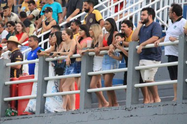 Brezilya Futbol Şampiyonası - 4. Lig: Amazonlara karşı Juventude-MA. 31 Temmuz 2022, Manaus, Amazonas, Brezilya: Brezilya Futbol Şampiyonası için geçerli olan Amazonlar ve Juventude-MA arasındaki futbol maçı - 4. Lig, Carlos Zamith stadyumunda yapıldı.