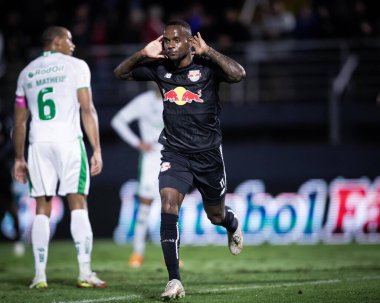 Brezilya Futbol Şampiyonası: Red Bull Bragantino ve Juventude. 31 Temmuz 2022, Braganca Paulista, Sao Paulo, Brezilya: Nabi Abi 'de düzenlenen Brezilya Futbol Şampiyonası' nın 20. turu için geçerli olan Red Bull Bragantino ve Juventude arasındaki futbol maçı