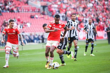 Brazilian Soccer Championship: Internacional vs Atletico-MG. July 31, 2022, Porto Alegre, Rio Grande do Sul, Brazil: Soccer match between Internacional and Atletico Mineiro, valid for the 20th round of Brazilian Soccer Championship