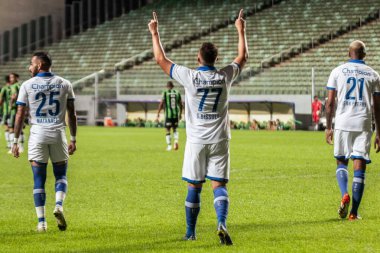 Brezilya Futbol Şampiyonası: Amerika-MG Avai 'ye karşı. 31 Temmuz 2022, Belo Horizonte, Minas Gerais, Brezilya: Independencia Stadyumu 'nda düzenlenen Brezilya Futbol Şampiyonası' nın 20. turu için geçerli olan Amerika-MG ve Avai arasındaki futbol maçı