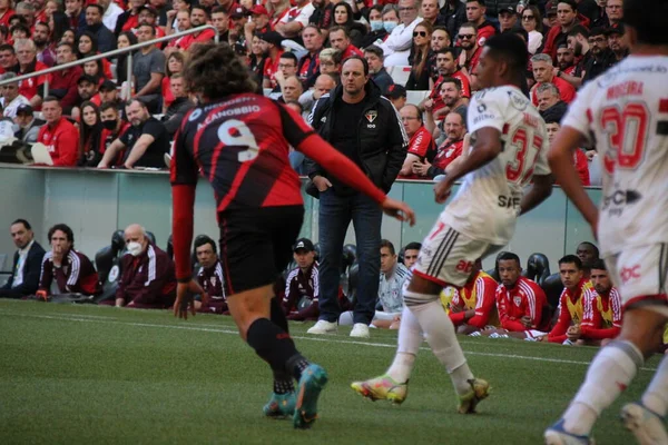 Brazilian Soccer Championship Athletico Paranaense Sao Paulo July 2022 Curitiba — Stockfoto