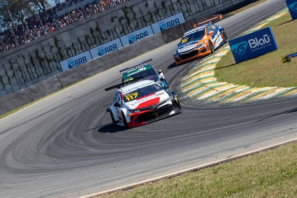 Race 7Th Stage Season Stock Car Pro Series Interlagos Racetrack — Fotografia de Stock