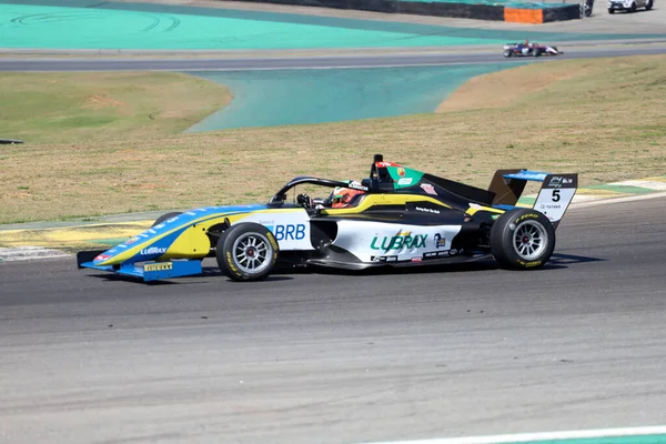 Drivers Action Brb Formula Brazil Race Interlagos Racetrack July 2022 — Stock Photo, Image