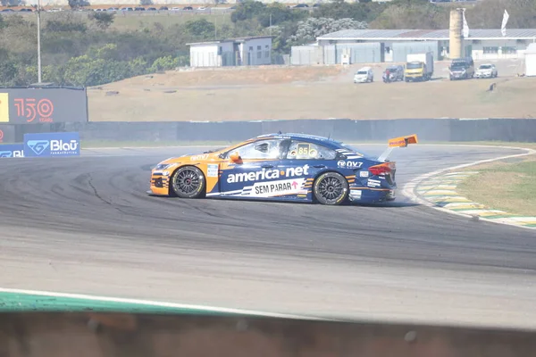 Race 7Th Stage Season Stock Car Pro Series Interlagos Racetrack — Fotografia de Stock