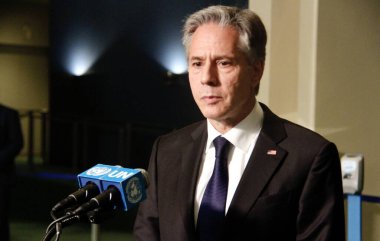 Press conference with United States Secretary of State, Antony Blinken on NPT. August 01, 2022, New York, USA: A Press conference with United States Secretary of State, Antony Blinken at the United Nations