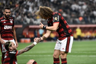 Libertadores Soccer Cup - Quarterfinals: Corinthians vs Flamengo. August 2, 2022, Sao Paulo, Brazil: Soccer match between Corinthians and Flamengo, valid for the first leg of Libertadores Soccer Cup - Quarterfinals, held at Neo Quimica Arena stadium