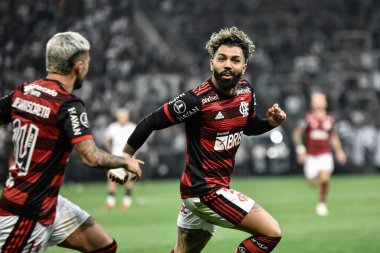 Libertadores Soccer Cup - Quarterfinals: Corinthians vs Flamengo. August 2, 2022, Sao Paulo, Brazil: Soccer match between Corinthians and Flamengo, valid for the first leg of Libertadores Soccer Cup - Quarterfinals, held at Neo Quimica Arena stadium