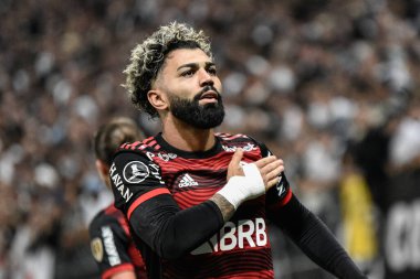 Libertadores Soccer Cup - Quarterfinals: Corinthians vs Flamengo. August 2, 2022, Sao Paulo, Brazil: Soccer match between Corinthians and Flamengo, valid for the first leg of Libertadores Soccer Cup - Quarterfinals, held at Neo Quimica Arena stadium