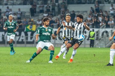 Libertadores Soccer Cup - Quarterfinals: Atletico-MG vs Palmeiras. August 3, 2022, Belo Horizonte, Minas Gerais, Brazil: Soccer match between Atletico-MG and Palmeiras, valid for the Quarterfinals of Libertadores Soccer Cup, held at Mineirao stadium