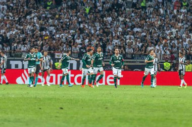 Libertadores Soccer Cup - Quarterfinals: Atletico-MG vs Palmeiras. August 3, 2022, Belo Horizonte, Minas Gerais, Brazil: Soccer match between Atletico-MG and Palmeiras, valid for the Quarterfinals of Libertadores Soccer Cup, held at Mineirao stadium
