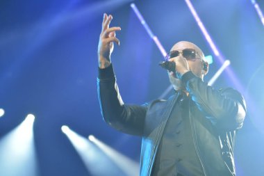 Iggy Azalea and Pitbull perform at the 2022 Can't Stop Us Now Tour in Camden, NJ. August 2, 2022, Fort Lee, NJ, USA: Iggy Azalea and Pitbull perform at the 2022 Can't Stop Us Now Tour in Camden, NJ