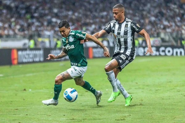 Libertadores Soccer Cup Quarterfinals Atletico Palmeiras August 2022 Belo Horizonte — стоковое фото