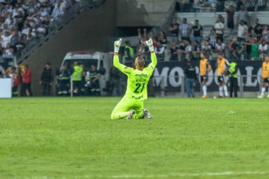 Libertadores Soccer Cup - Quarterfinals: Atletico-MG vs Palmeiras. August 3, 2022, Belo Horizonte, Minas Gerais, Brazil: Soccer match between Atletico-MG and Palmeiras, valid for the Quarterfinals of Libertadores Soccer Cup, held at Mineirao stadium