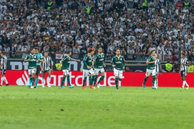 Libertadores Soccer Cup - Quarterfinals: Atletico-MG vs Palmeiras. August 3, 2022, Belo Horizonte, Minas Gerais, Brazil: Soccer match between Atletico-MG and Palmeiras, valid for the Quarterfinals of Libertadores Soccer Cup, held at Mineirao stadium