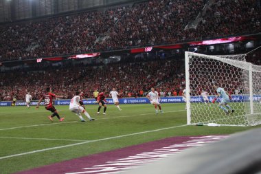 Libertadores Soccer Cup: Athletico Paranaense vs Estudiantes. August 4, 2022, Curitiba, Parana, Brazil: Soccer match between Athletico Paranaense and Estudiantes, from Argentina, valid for the quarterfinals of Libertadores Soccer Cup