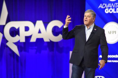 Sean Hannity delivers remarks at the Conservative Political Action Conference 2022 in Dallas, Texas. August 4, 2022, Dallas, TX, USA: Sean Hannity, Fox News TV host, delivers remarks during the Conservative Political Action Conference (CPAC)