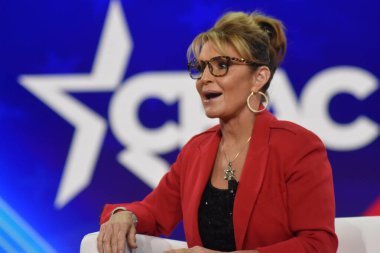Sarah Palin delivers remarks at the Conservative Political Action Conference 2022 in Dallas, Texas. August 4, 2022, Dallas, TX, USA. Sarah Palin delivers remarks during the Conservative Political Action Conference (CPAC)