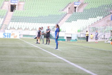 Brazilian Women's Soccer Championship: Palmeiras vs Avai/Kindermann. August 3, 2022, Sao Paulo, Brazil: Soccer match between Palmeiras and Avai/Kindermann, valid for the 14th round of Brazilian Women's Soccer Championship 2022, held at  Allianz Parqu
