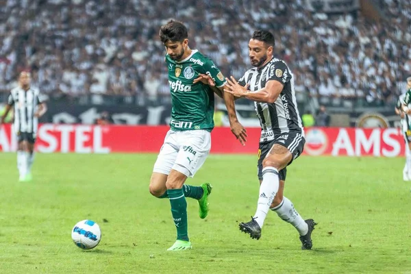 Libertadores Soccer Cup Quarterfinals Atletico Palmeiras August 2022 Belo Horizonte — Stockfoto
