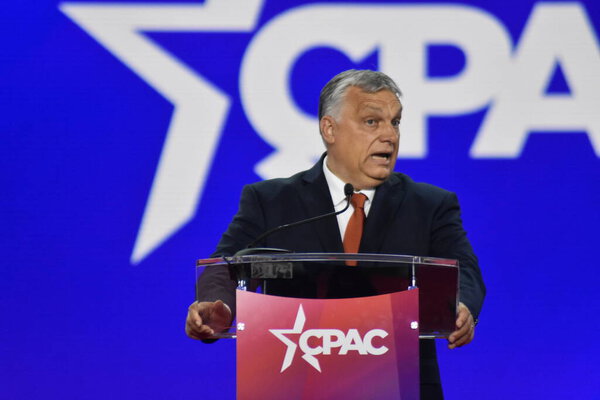 Hungarian Prime Minister Viktor Orban attends the CPAC Conference in the State of Texas. August 4, 2022, Texas, USA: Hungarian Prime Minister Viktor Orban, speaking during the Conservative Political Action Conference (CPAC)