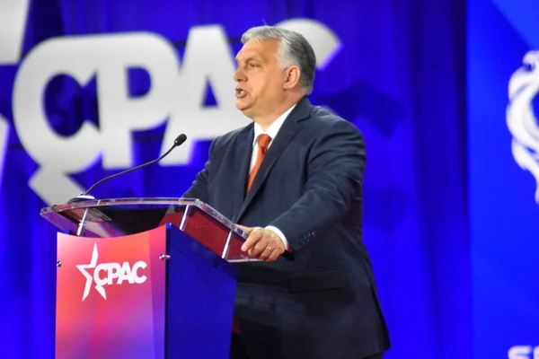 Hungarian Prime Minister Viktor Orban Attends Cpac Conference State Texas — Φωτογραφία Αρχείου