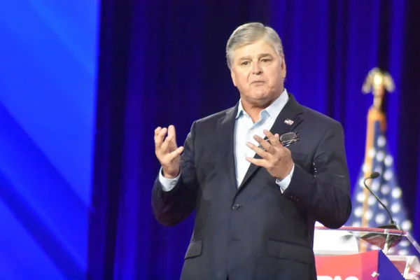 Sean Hannity Delivers Remarks Conservative Political Action Conference 2022 Dallas — 스톡 사진