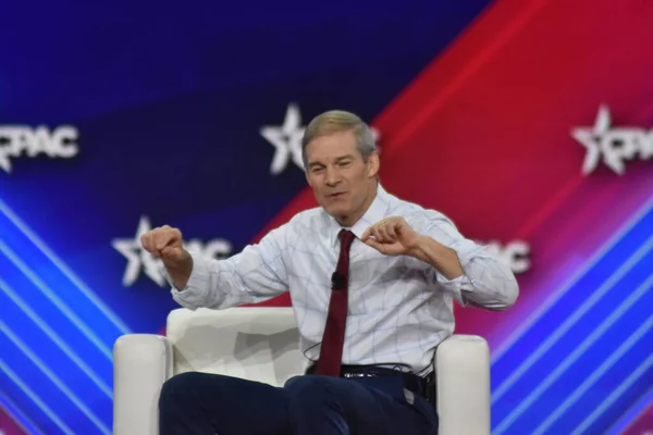 United States Congressman Jim Jordan Delivers Remarks Conservative Political Action — Stock Fotó