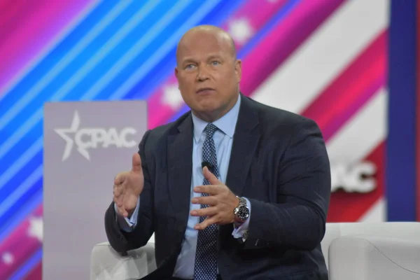 Matthew Whitaker Delivers Remarks Conservative Political Action Conference 2022 Dallas — 스톡 사진