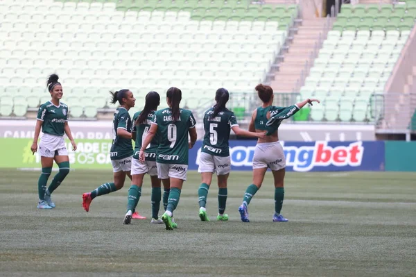 Brazilian Women Soccer Championship Palmeiras Avai Kindermann August 2022 Sao — Stockfoto