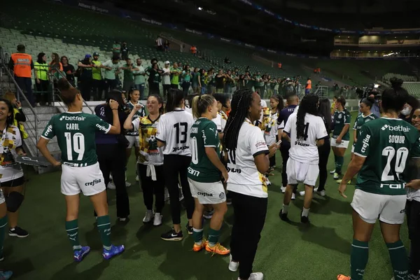 Brazilian Women Soccer Championship Palmeiras Avai Kindermann August 2022 Sao — Fotografia de Stock