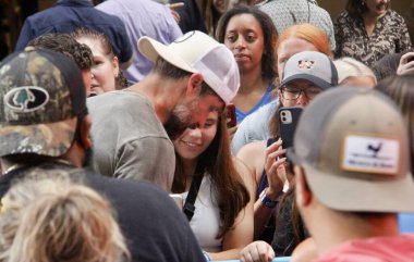 Walker Hayes performs live at NBC Todays Citi Summer Concert Series at Rockefeller Plaza. August 05, 2022, New York, USA: American pop country singer  and song writer Walker Hayes is performing live 