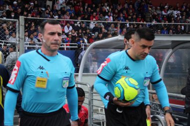 Brazilian Soccer Championship 4th Division: Parana Clube vs Pouso Alegre FC. August 7, 2022, Curitiba, Parana, Brazil: Soccer match between Parana Clube and Pouso Alegre FC, valid for the round of 16 of the second leg of Brazilian Soccer Championship
