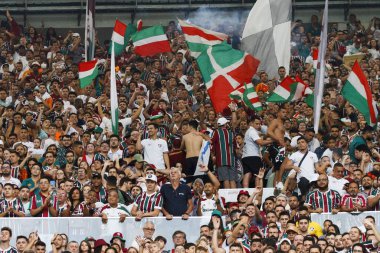 Brazilian Soccer Championship: Fluminense vs Cuiaba. August 7, 2022, Rio de Janeiro, Brazil: Soccer match between Fluminense and Cuiaba, valid for the 21st round of Brazilian Soccer Championship, held at the Maracana stadium, in Rio de Janeiro