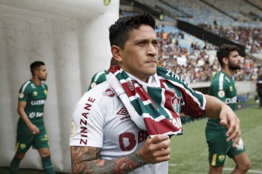 Brazilian Soccer Championship: Fluminense vs Cuiaba. August 7, 2022, Rio de Janeiro, Brazil: Soccer match between Fluminense and Cuiaba, valid for the 21st round of Brazilian Soccer Championship, held at the Maracana stadium, in Rio de Janeiro