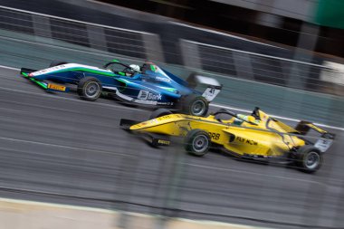Motorsport: Formula 4 stage is held in Interlagos racetrack, in Sao Paulo. August 7, 2022, Sao Paulo, Brazil: Drivers during Stage 3 of the Formula 4 2022 race, held at Interlagos racetrack, in Sao Paulo, on Sunday (7). 