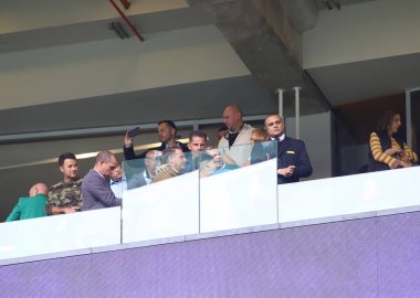 Brazilian Soccer Championship: Palmeiras vs Goias. August 7, 2022, Sao Paulo, Brazil: Brazilian President Jair Bolsonaro during the soccer match between Palmeiras and Goias, valid for the 21st round of the Brazilian Soccer Championship