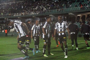 Brazilian Soccer Championship: Coritiba vs Santos. August 8, 2022, Curitiba, Parana, Brazil: Soccer match between Coritiba and Santos, valid for the 21st round of Brazilian Soccer Championship, held at Couto Pereira stadium, in Curitiba, Parana