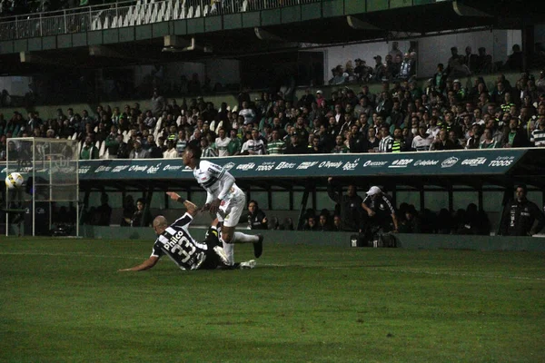 Βραζιλιάνικο Πρωτάθλημα Ποδοσφαίρου Coritiba Εναντίον Σάντος Αυγούστου 2022 Curitiba Παράνα — Φωτογραφία Αρχείου