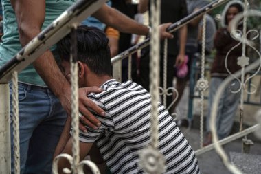 Gaza attacks leave 31 dead in persistent spiral of violence. August 8, 2022, Gaza, Palestine: Images from inside the Shifa hospital complex, in Gaza City, show Palestinian citizens shot at by Israeli warplanes during yet another clash