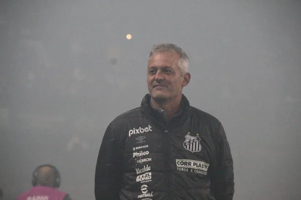 Brazilian Soccer Championship Coritiba Santos August 2022 Curitiba Parana Brazil — Fotografia de Stock