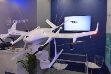 Movement during the opening of the 17th edition of the Labace aviation fair, in Sao Paulo. August 9, 2022, Sao Paulo, Brazil: Movement during the opening of the 17th edition of Labace, the largest business aviation event in Latin America, at Co