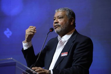 The 10th LIDE Forum in Sao Paulo. August 09, 2022, Sao Paulo, Brazil: Panel: Jose Lima de Andrade Neto-Partner of the Oil and Gas Practice and Board Evaluation of Odgers Berndtson; Wilson Ferreira-President of Vibra Energia