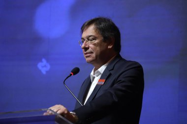 The 10th LIDE Forum in Sao Paulo. August 09, 2022, Sao Paulo, Brazil: Panel: Jose Lima de Andrade Neto-Partner of the Oil and Gas Practice and Board Evaluation of Odgers Berndtson; Wilson Ferreira-President of Vibra Energia