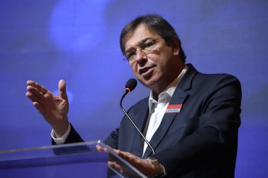 The 10th LIDE Forum in Sao Paulo. August 09, 2022, Sao Paulo, Brazil: Panel: Jose Lima de Andrade Neto-Partner of the Oil and Gas Practice and Board Evaluation of Odgers Berndtson; Wilson Ferreira-President of Vibra Energia