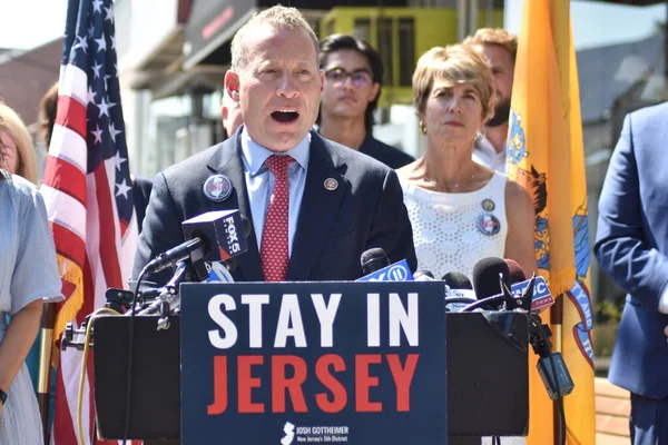 New Jersey Leaders Announce New State Legislation Combat Nyc Congestion — Stockfoto