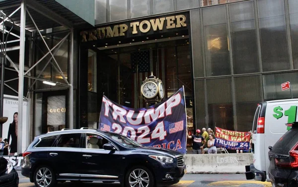 New Protest Donald Trump Trump Tower Fbi Raided His Mar — Stok fotoğraf