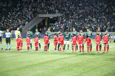 Libertadores Soccer Cup - Quarterfinals: Palmeiras vs Atletico Mineiro. August 10, 2022, Sao Paulo, Brazil: Soccer match between Palmeiras and Atletico Mineiro, valid for the Libertadores Soccer Cup - Quarterfinals, held at Allianz Parque stadium, in